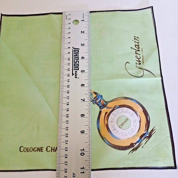 GUERLAIN Parfumeur a Paris Cologne Chamade Pocket Square Handkerchief Lot Scarf - Picture 6 of 12